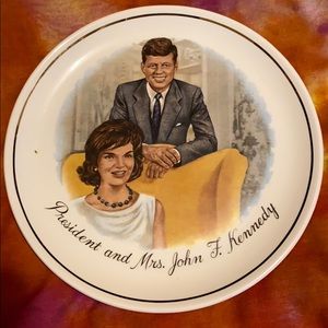 JFK AND JACKIE PLATE